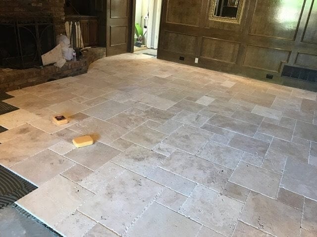 Best Limestone Tile Flooring Store Dallas - Toscana Remodeling