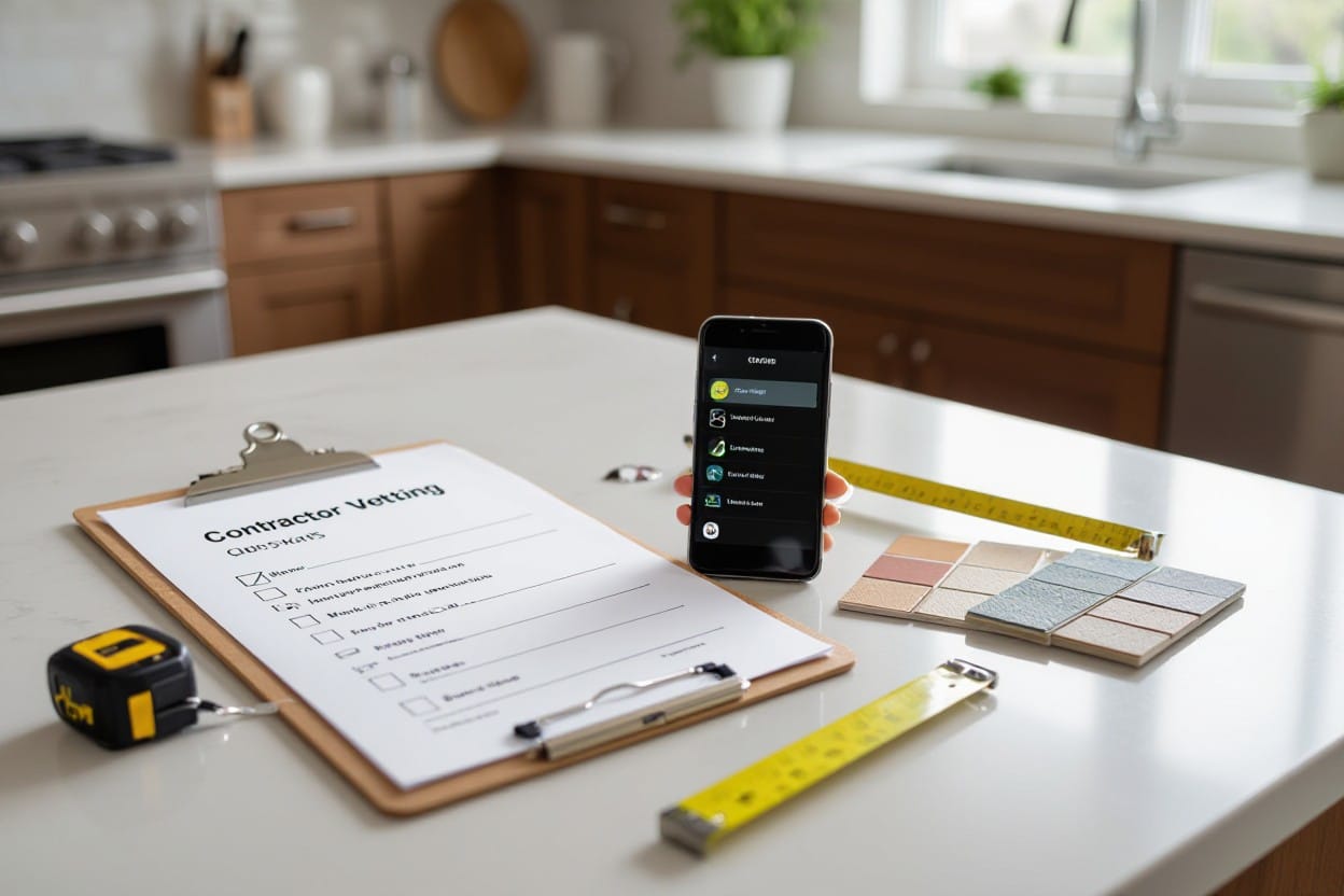 vetting kitchen remodel contractors 7 key questions