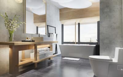 3D Rendering Luxury Modern Design Bathroom And Toi 2026 01 06 10 45 06 Utc Is A Bathroom Remodel Worth It?